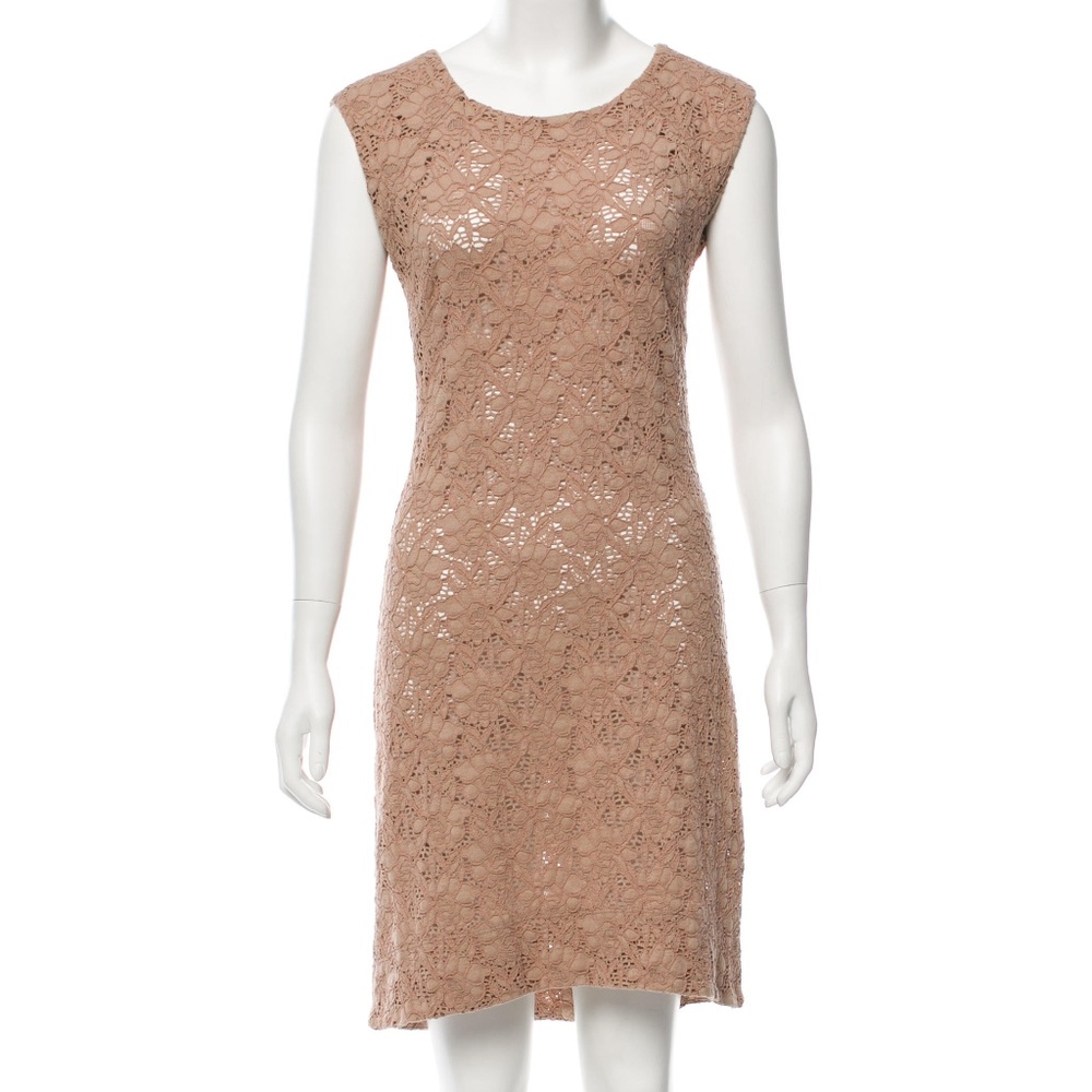 RAQUEL ALLEGRA LACE KNEE-LENGTH DRESS